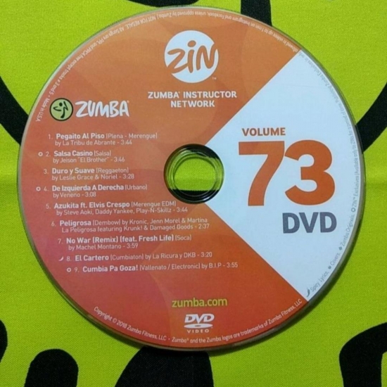 [Hot Sale]2018 New dance courses ZIN ZUMBA 73 HD DVD+CD - Click Image to Close