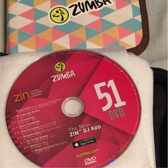 [Hot Sale]2018 New dance courses ZIN ZUMBA 51 HD DVD+CD - Click Image to Close