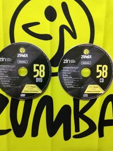 [Hot Sale]2018 New dance courses ZIN ZUMBA 58 HD DVD+CD