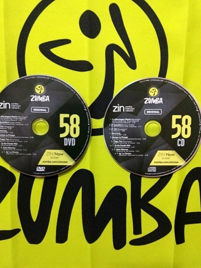 [Hot Sale]2018 New dance courses ZIN ZUMBA 58 HD DVD+CD - Click Image to Close