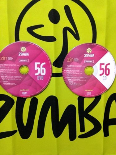 [Hot Sale]2018 New dance courses ZIN ZUMBA 56 HD DVD+CD
