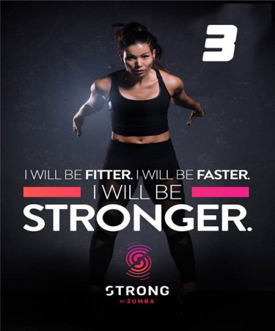 [Hot Sale] 2018 New Course Strong By Zumba Vol.03 HD DVD+CD