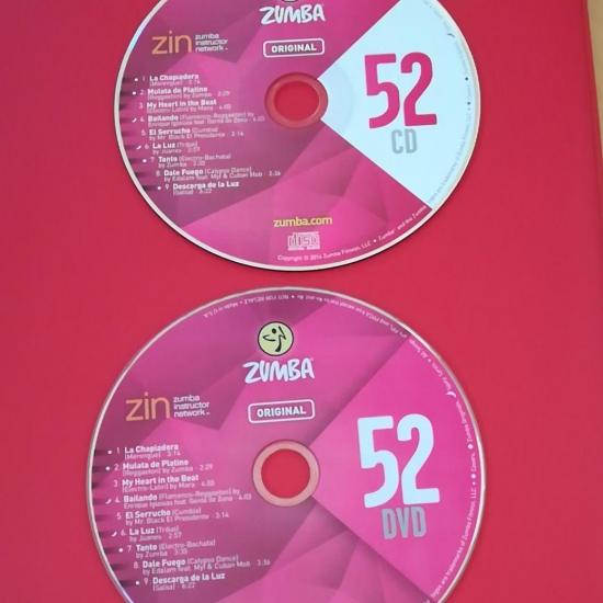 [Hot Sale]2018 New dance courses ZIN ZUMBA 52 HD DVD+CD - Click Image to Close