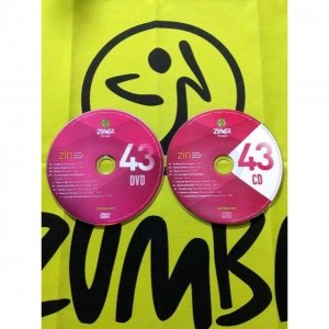[Hot Sale]2018 New dance courses ZIN ZUMBA 43 HD DVD+CD