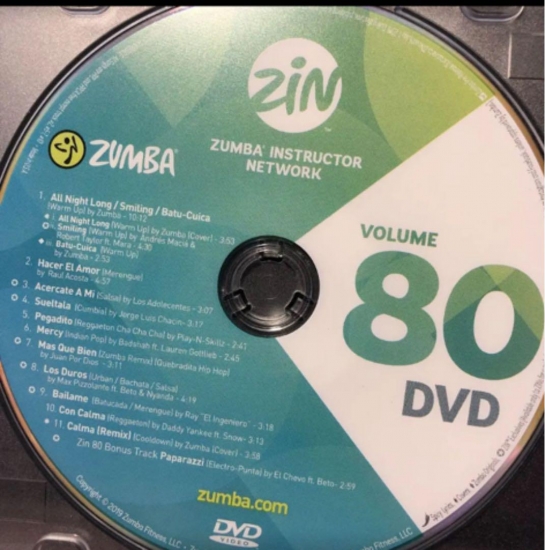 [Hot Sale]2018 New dance courses ZIN ZUMBA 80 HD DVD+CD - Click Image to Close