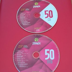 [Hot Sale]2018 New dance courses ZIN ZUMBA 50 HD DVD+CD