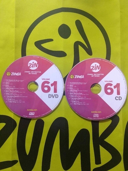 [Hot Sale]2018 New dance courses ZIN ZUMBA 61 HD DVD+CD - Click Image to Close
