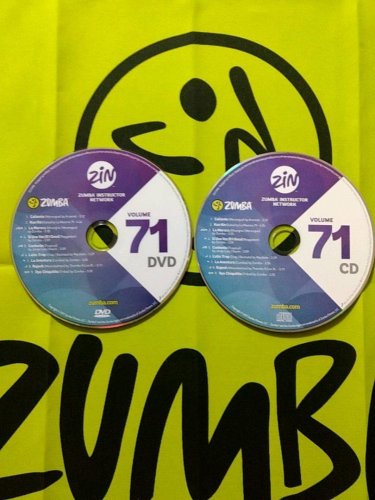[Hot Sale]2018 New dance courses ZIN ZUMBA 71 HD DVD+CD