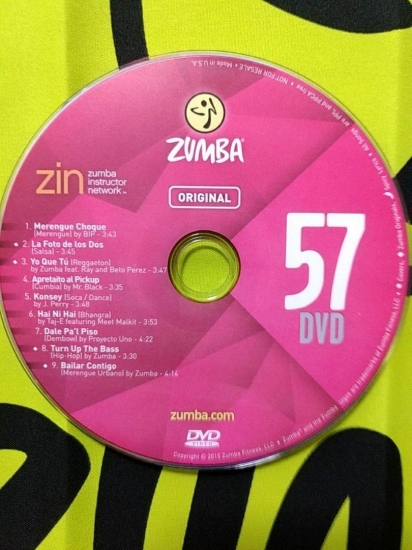 [Hot Sale]2018 New dance courses ZIN ZUMBA 57 HD DVD+CD - Click Image to Close