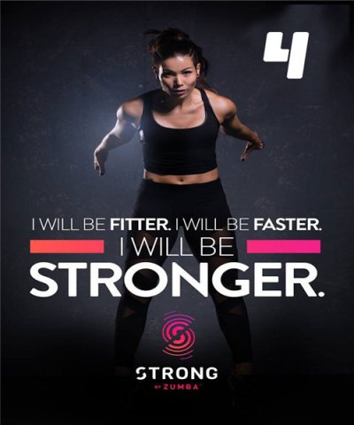[Hot Sale] 2018 New Course Strong By Zumba Vol.04 HD DVD+CD