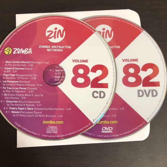 [Hot Sale]2019 New dance courses ZIN ZUMBA 82 HD DVD+CD - Click Image to Close