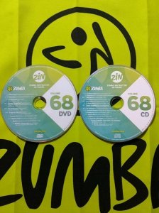 [Hot Sale]2018 New dance courses ZIN ZUMBA 68 HD DVD+CD