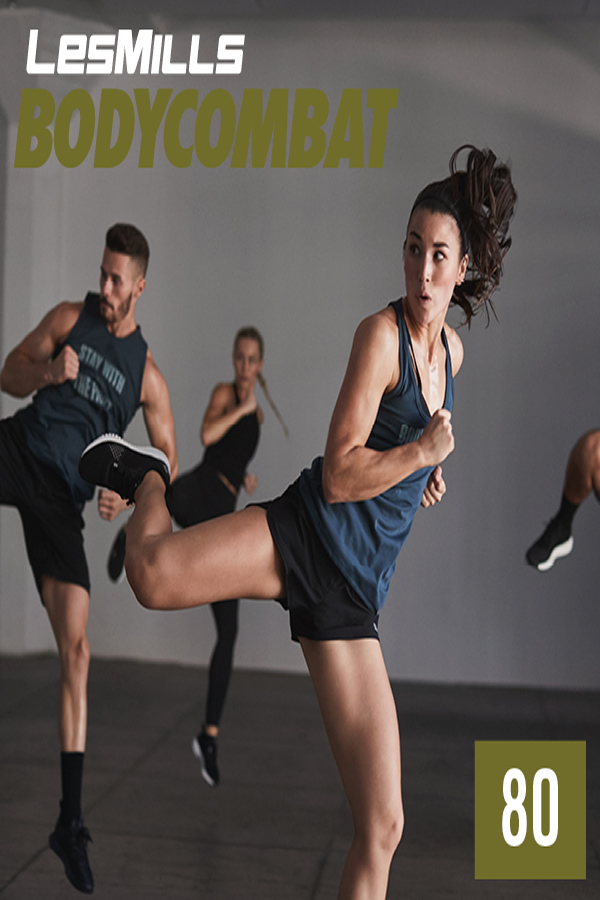 Les Mills BODY COMBAT 80 Complete DVD, CD and Notes